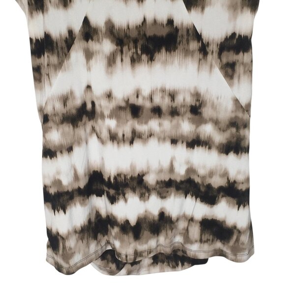 Calvin Klein Shirt Womens 3X Ruched Stretch Sleeveless Abstract Print Plus Size - Picture 10 of 14